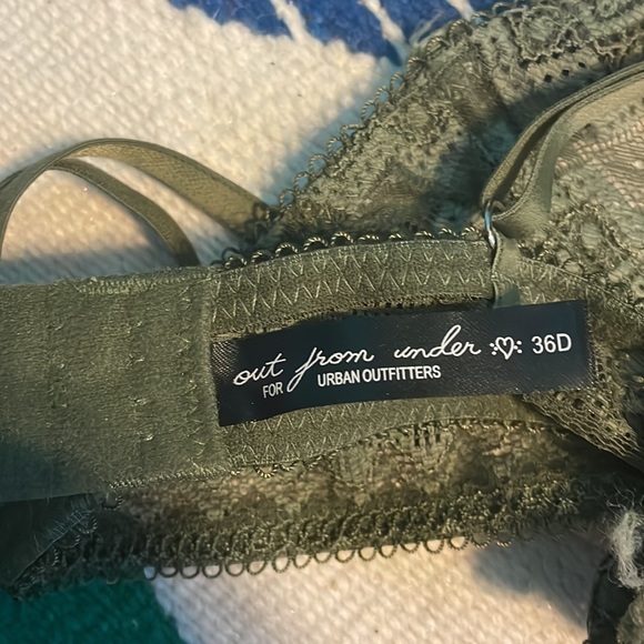 Out from Under Green Mesh Bra - Picture 3 of 3